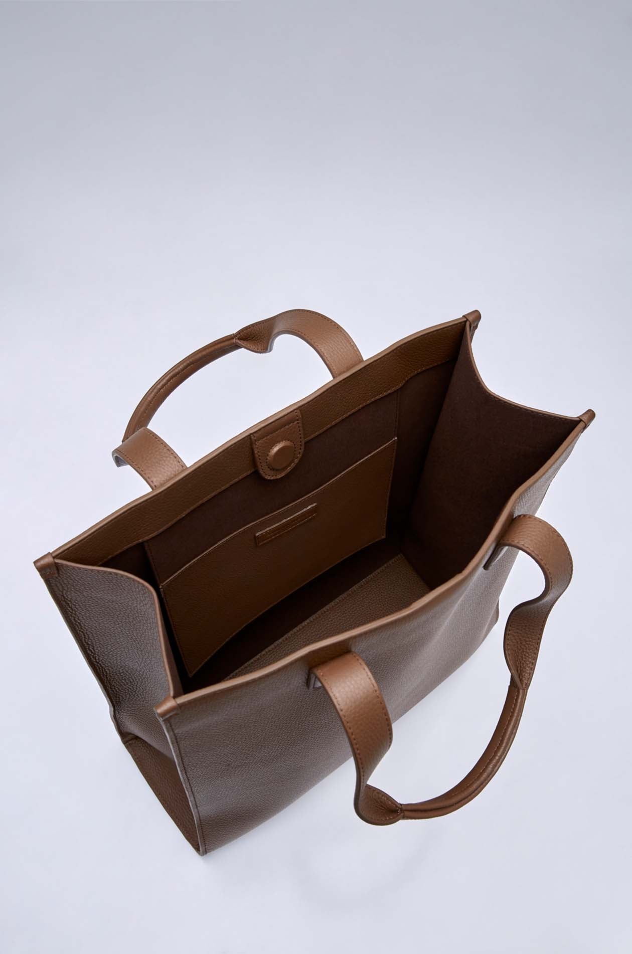 FULL GRAIN LEATHER TOTE BAG