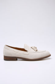 SUEDE LEATHER LOAFERS WITH TASSELS