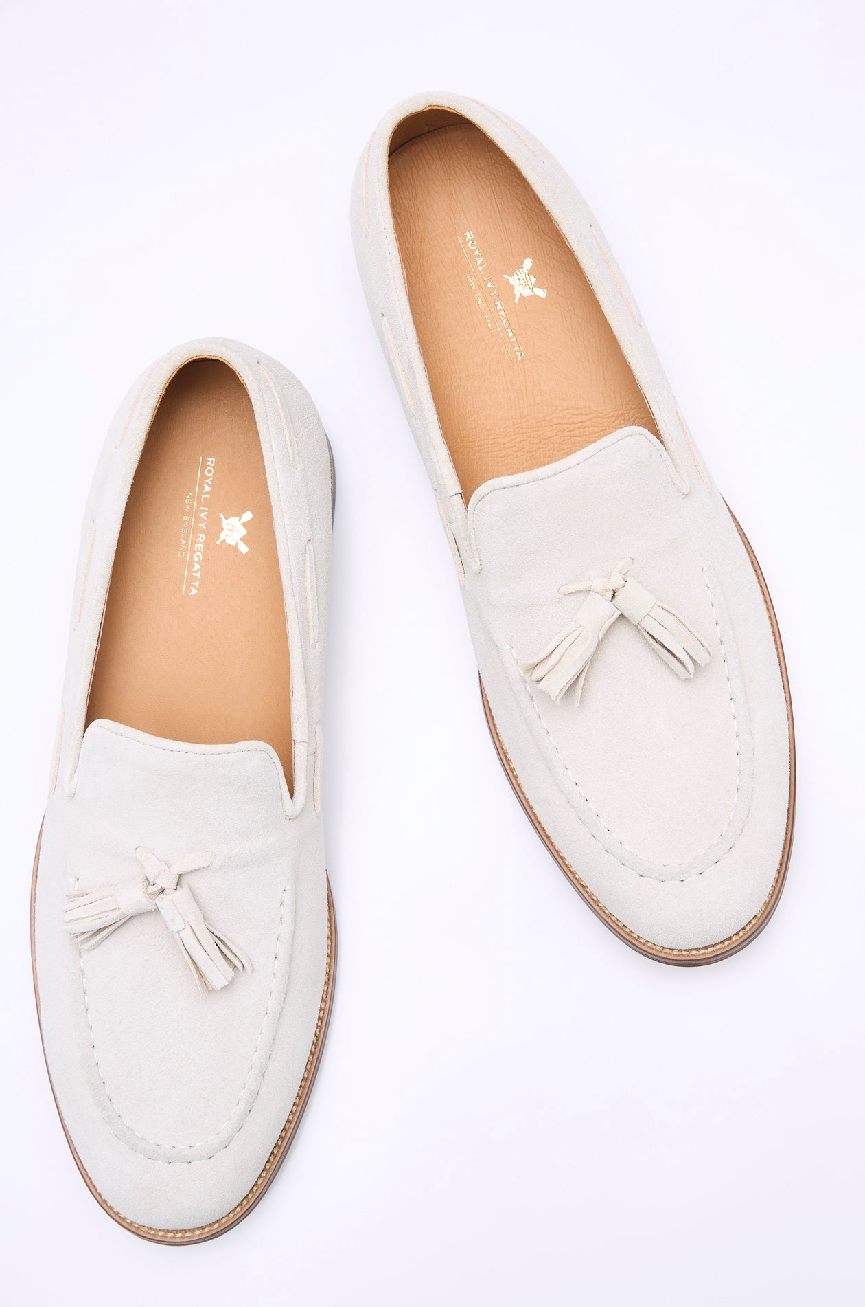 SUEDE LEATHER LOAFERS WITH TASSELS
