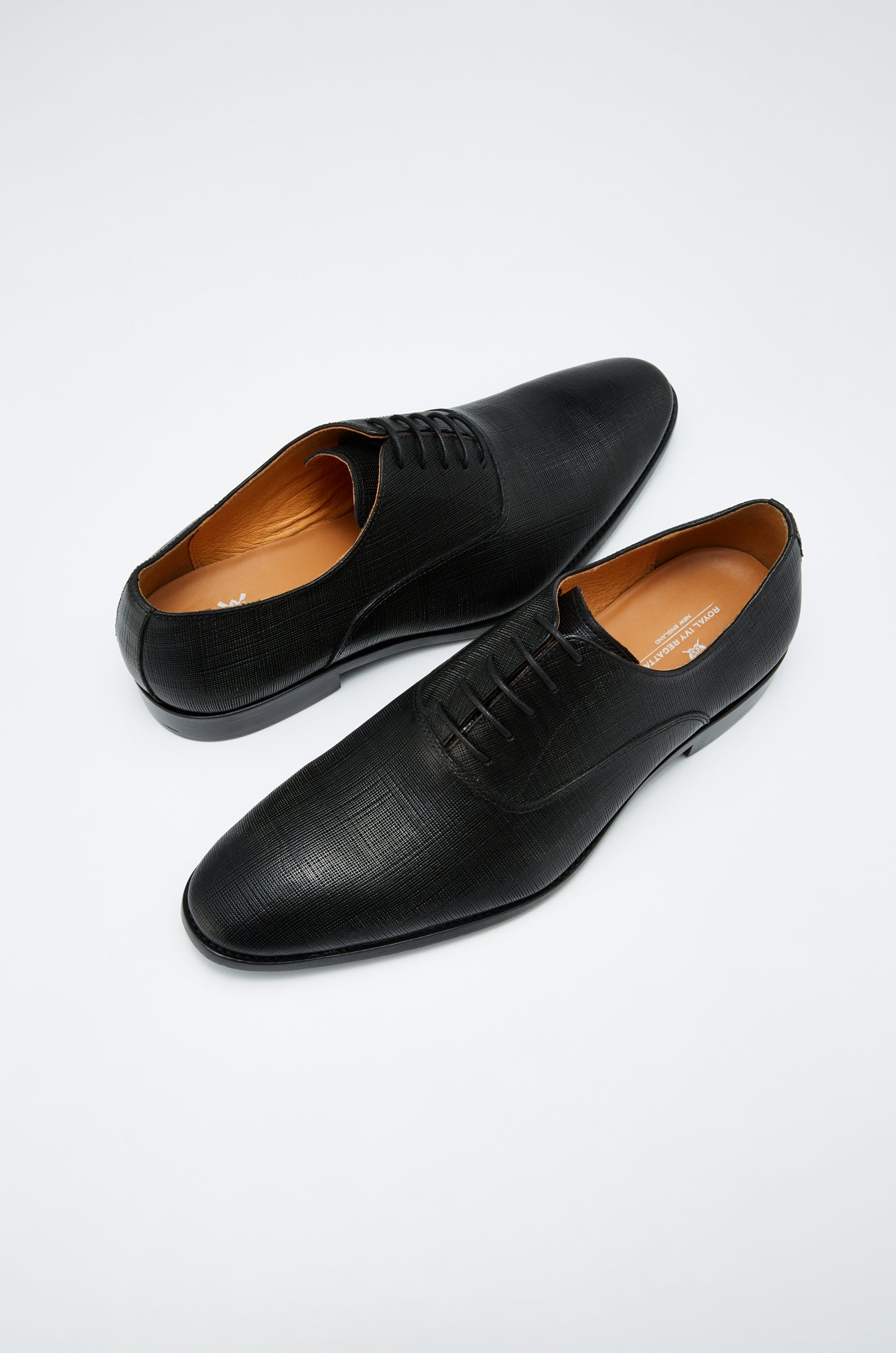 SAFFIANO LEATHER OXFORD SHOES
