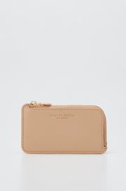 LEATHER COIN AND CARD HOLDER