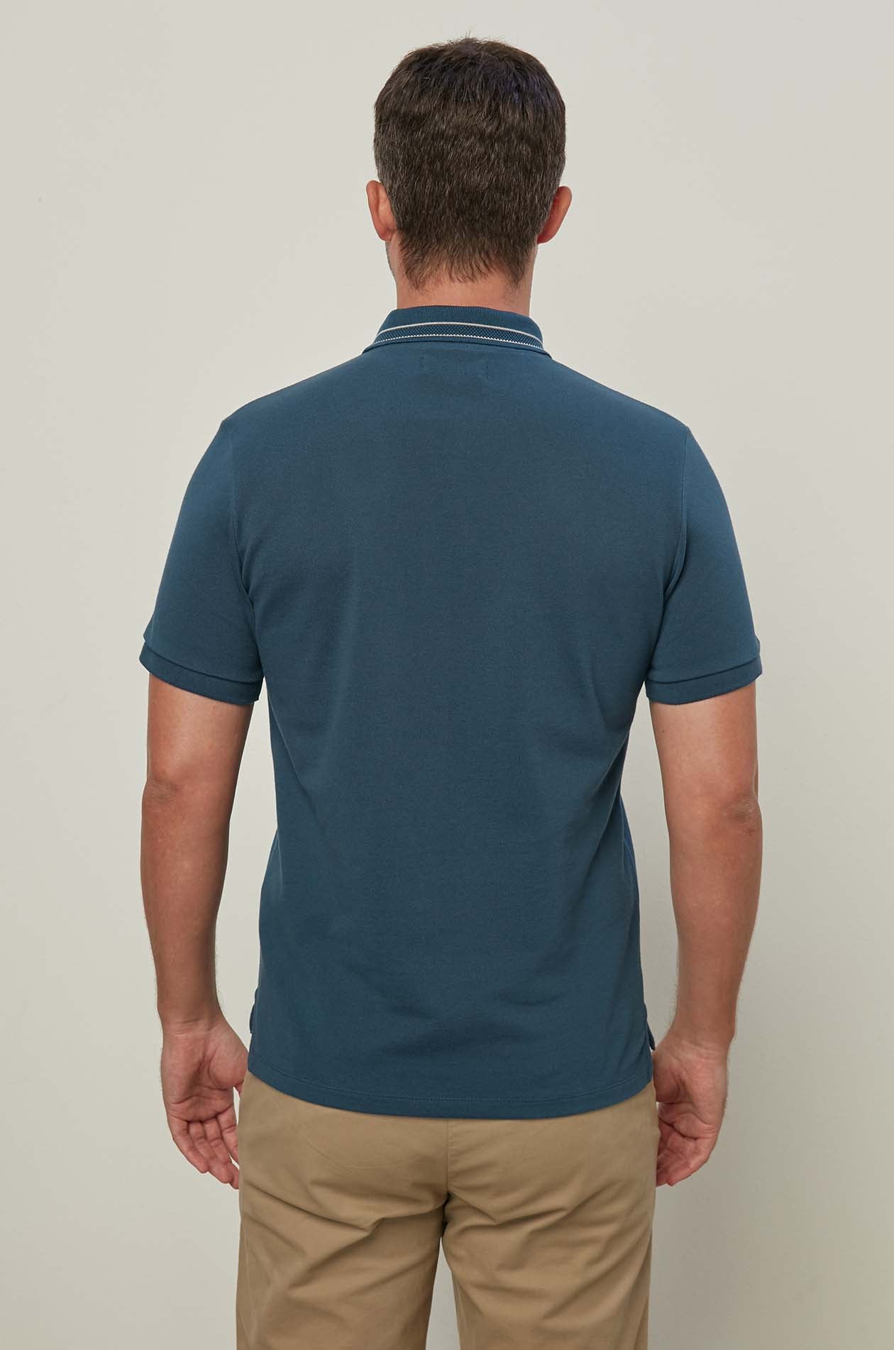 RHOMBUS LOGO PIQUE POLO