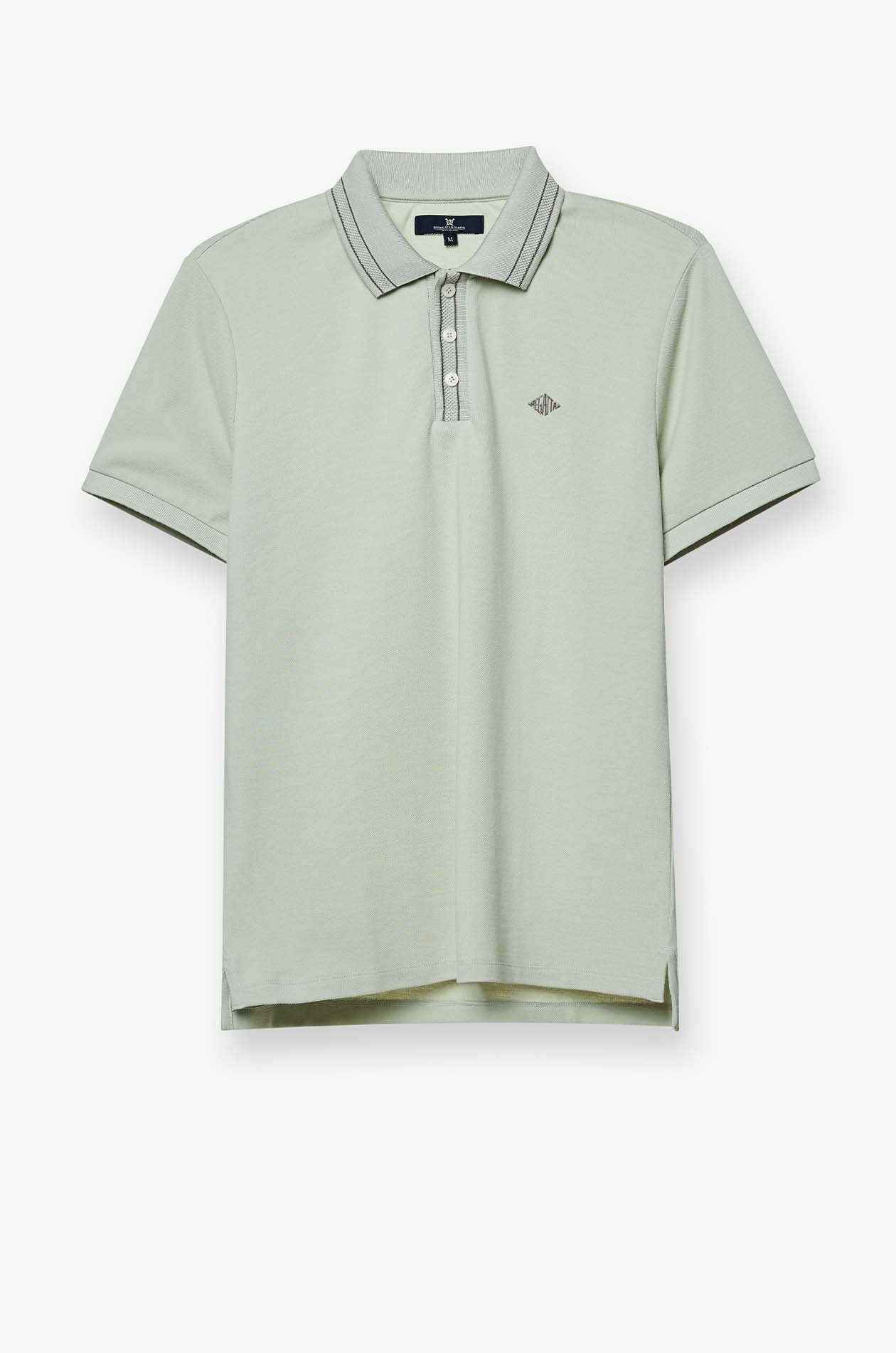 RHOMBUS LOGO PIQUE POLO