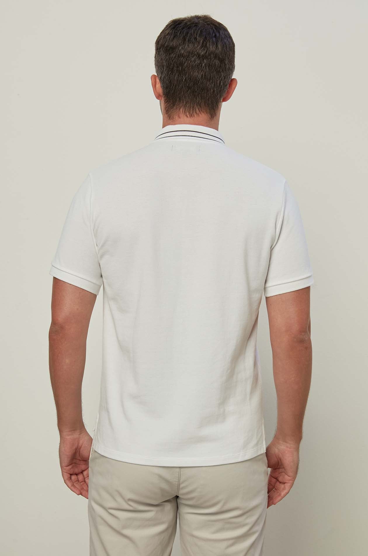 RHOMBUS LOGO PIQUE POLO