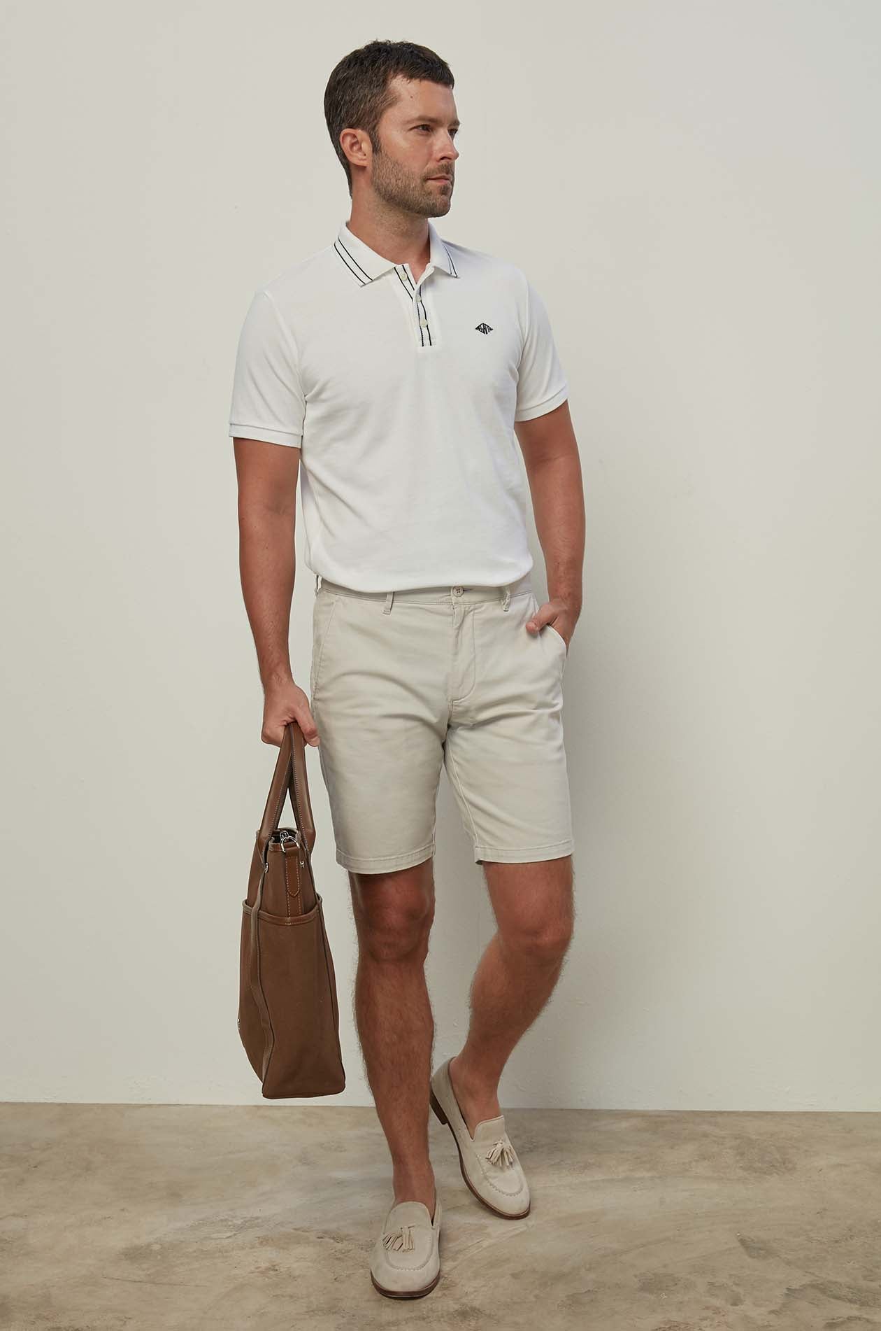 RHOMBUS LOGO PIQUE POLO
