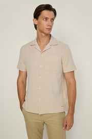 TWILL MONOGRAM PRINTED SHIRT