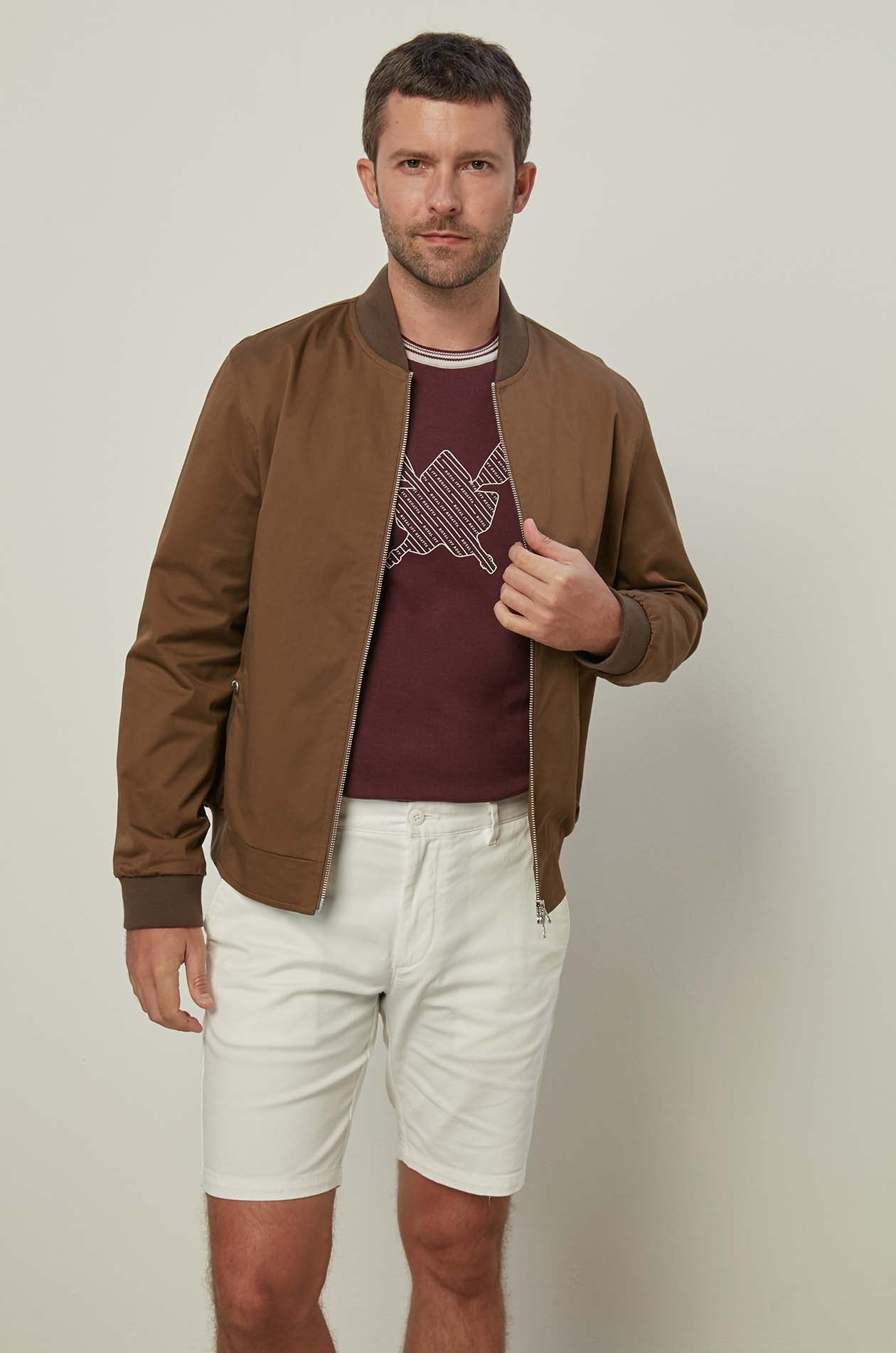 HIGH DENSITY LOGO KNITTED TEE