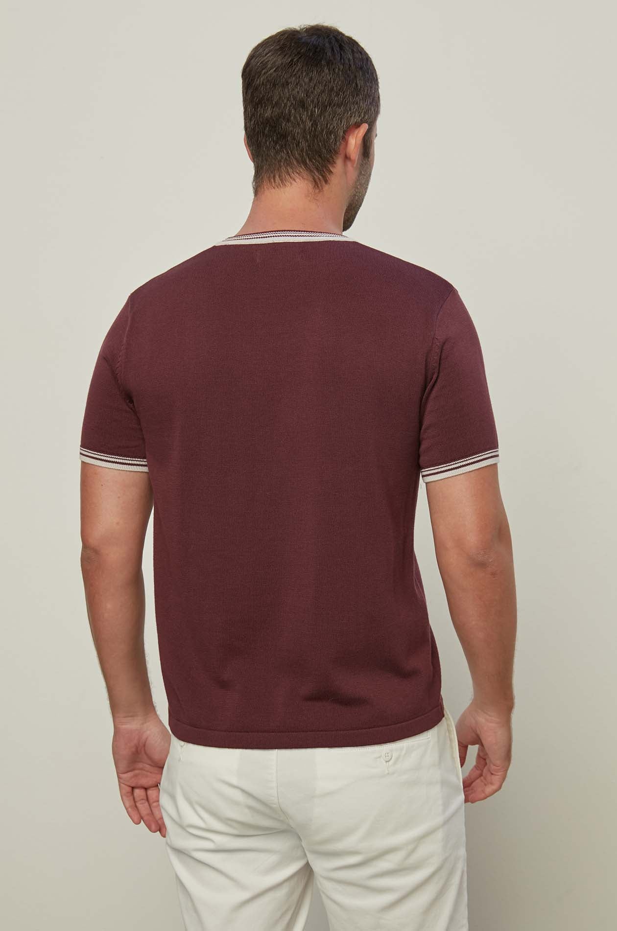 HIGH DENSITY LOGO KNITTED TEE