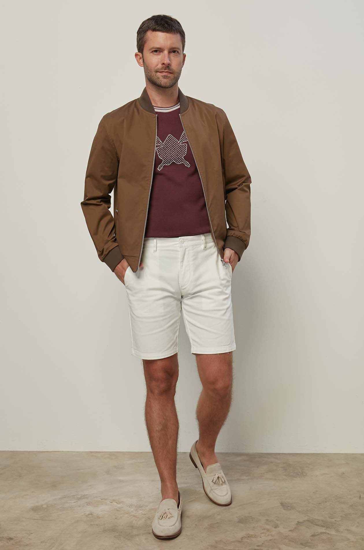 HIGH DENSITY LOGO KNITTED TEE