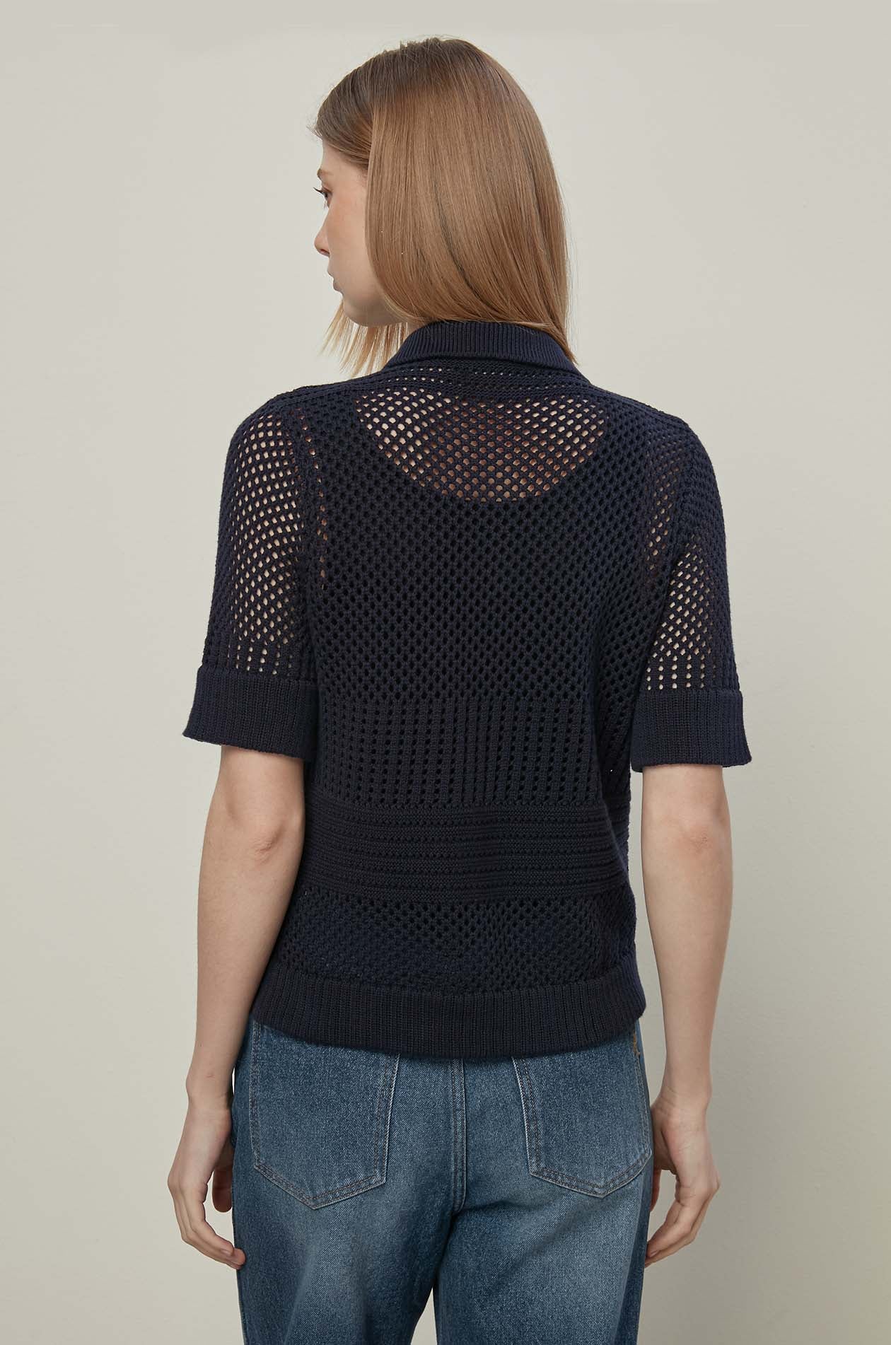 OPENWORK KNITTED SHIRT