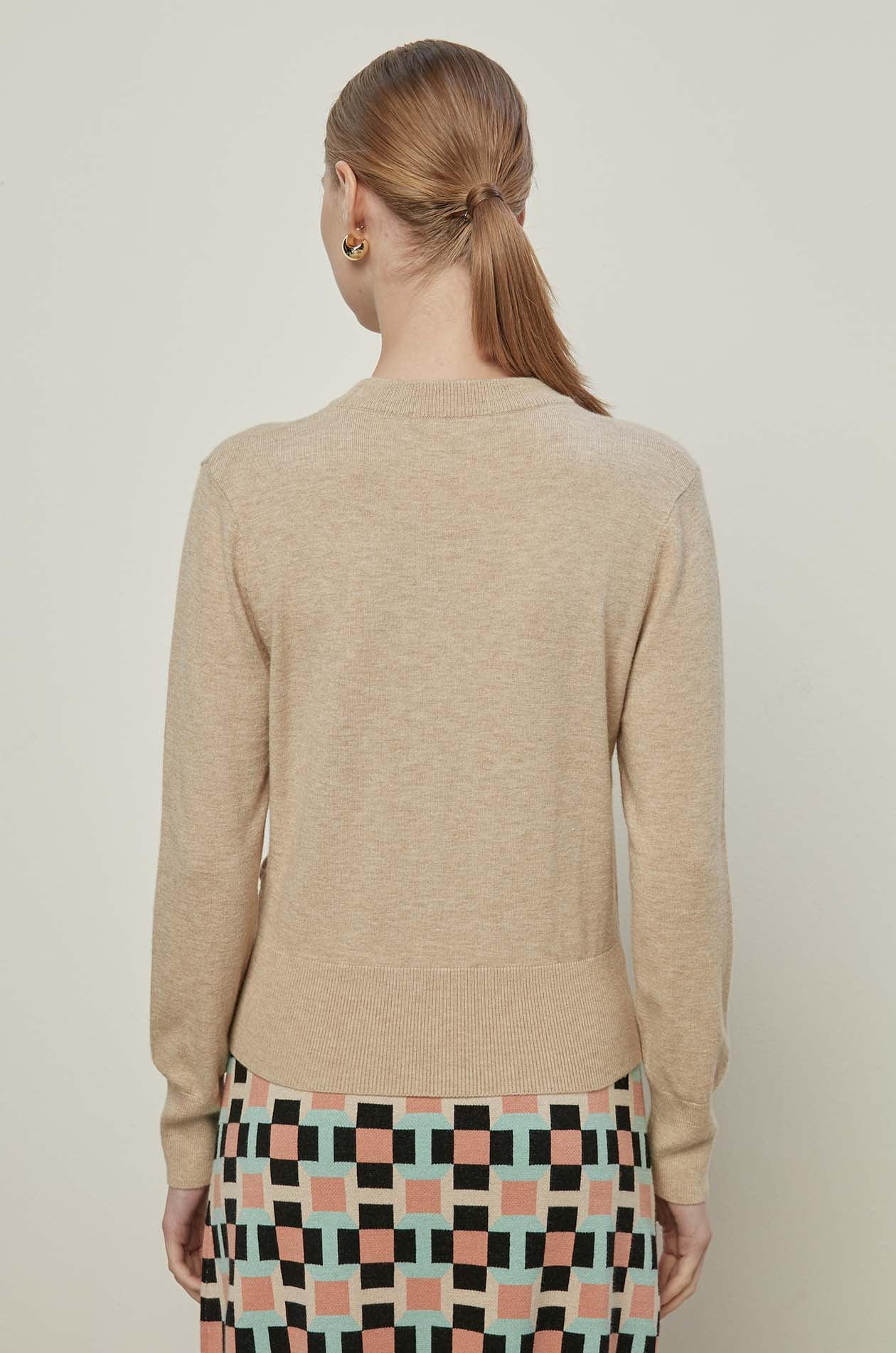 WRAP FRONT KNITTED TOP