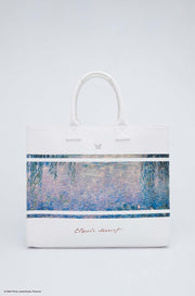 WATER LILIES MONET PRINTED TOTE BAG