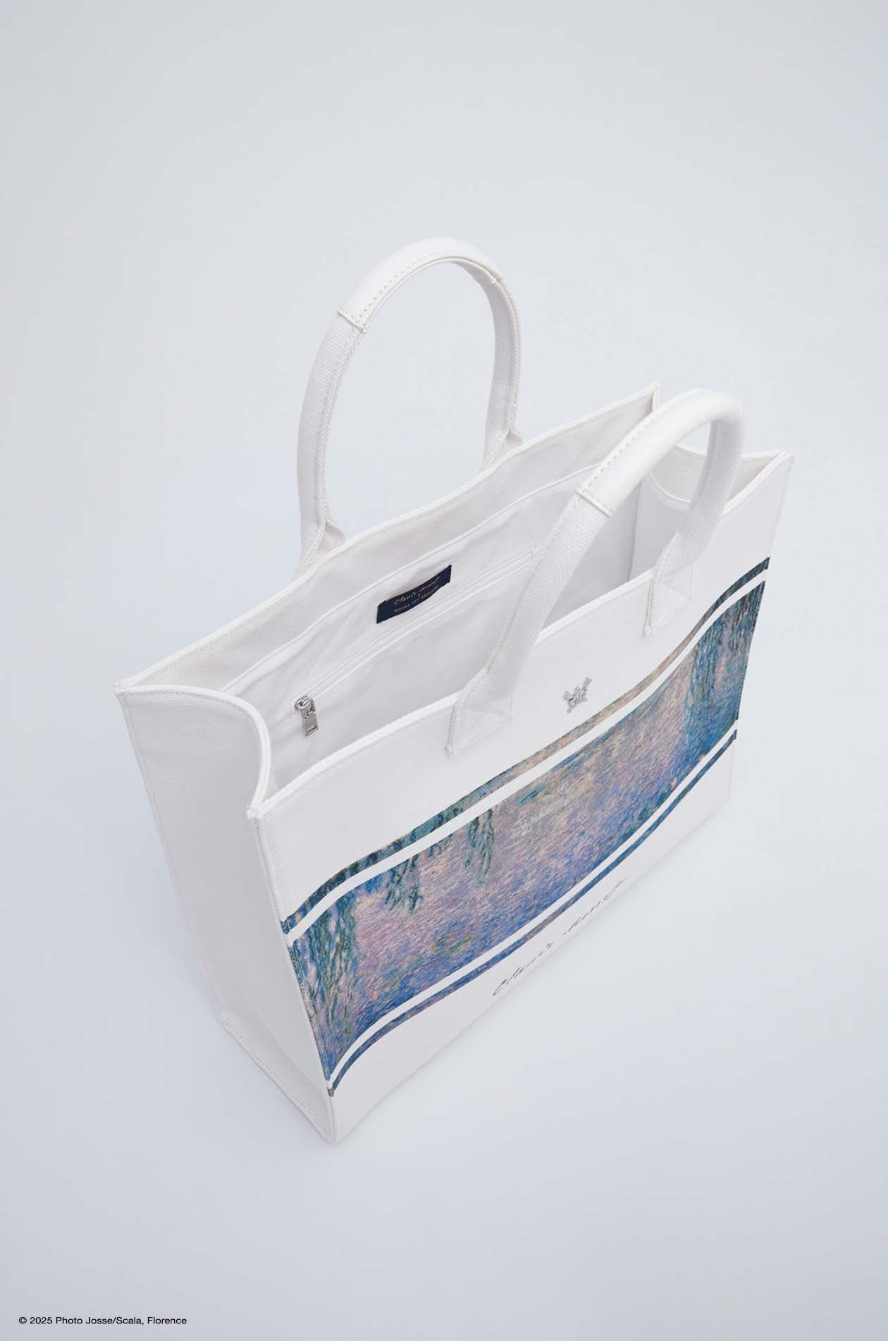 WATER LILIES MONET PRINTED TOTE BAG