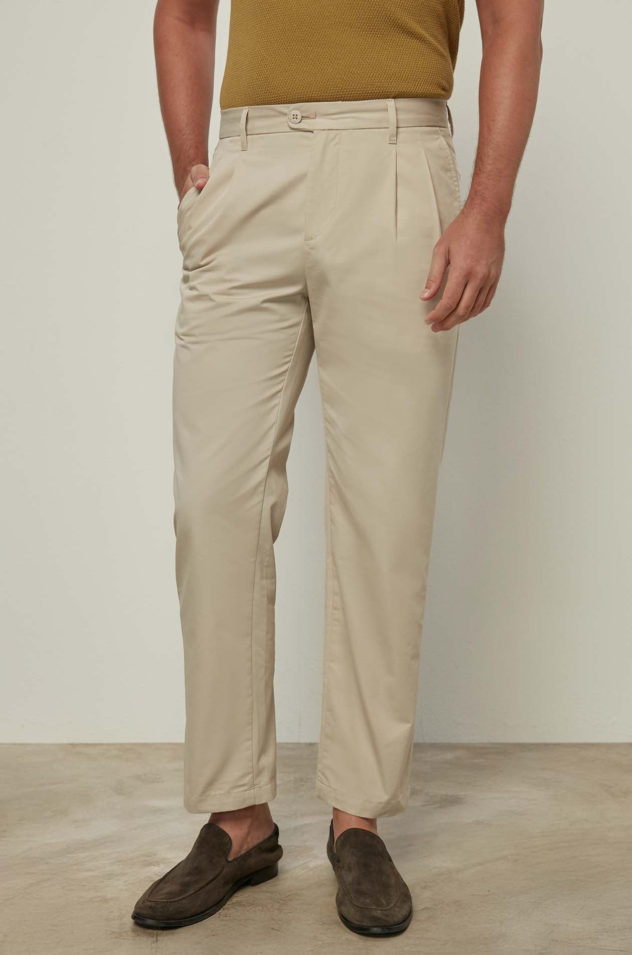 TWILL CHINO PANTS