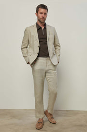 TWILL LINEN TROUSERS