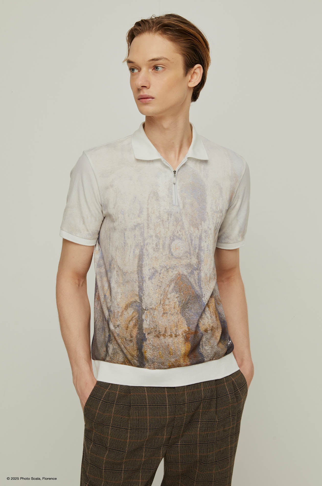 ROUEN CATHEDRAL PRINTED POLO