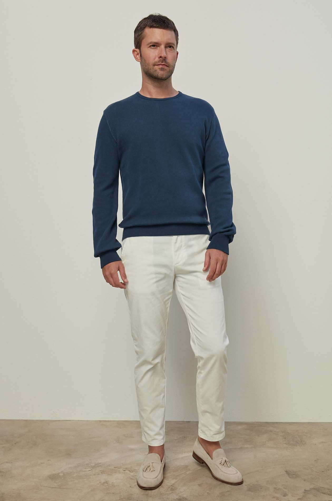 LONG SLEEVE KNITTED PULLOVER