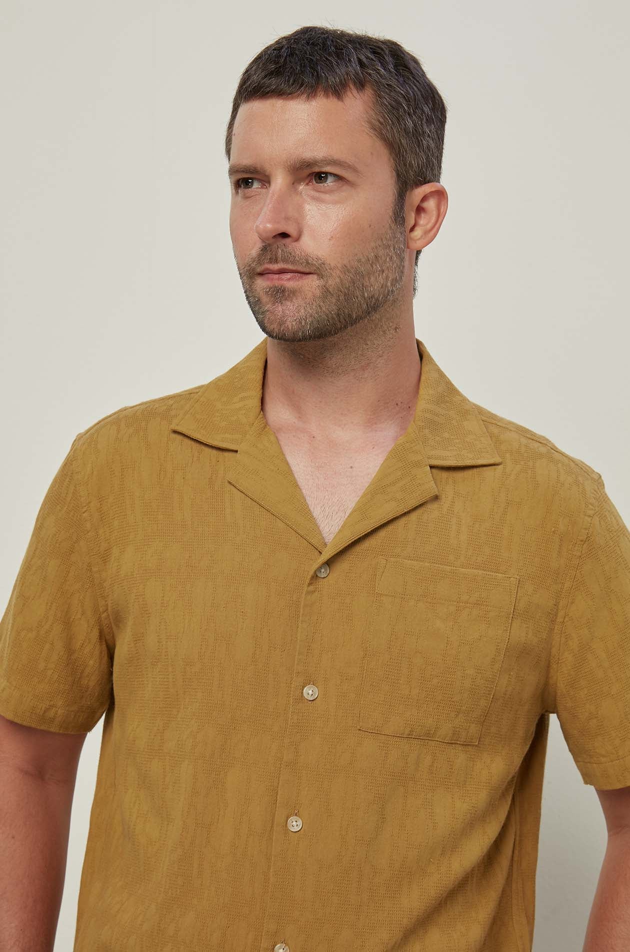VISCOSE DOBBY HAWAII SHIRT