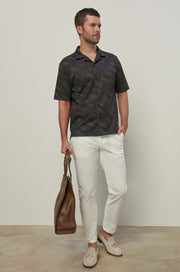 SLUB PRINTED SHIRT