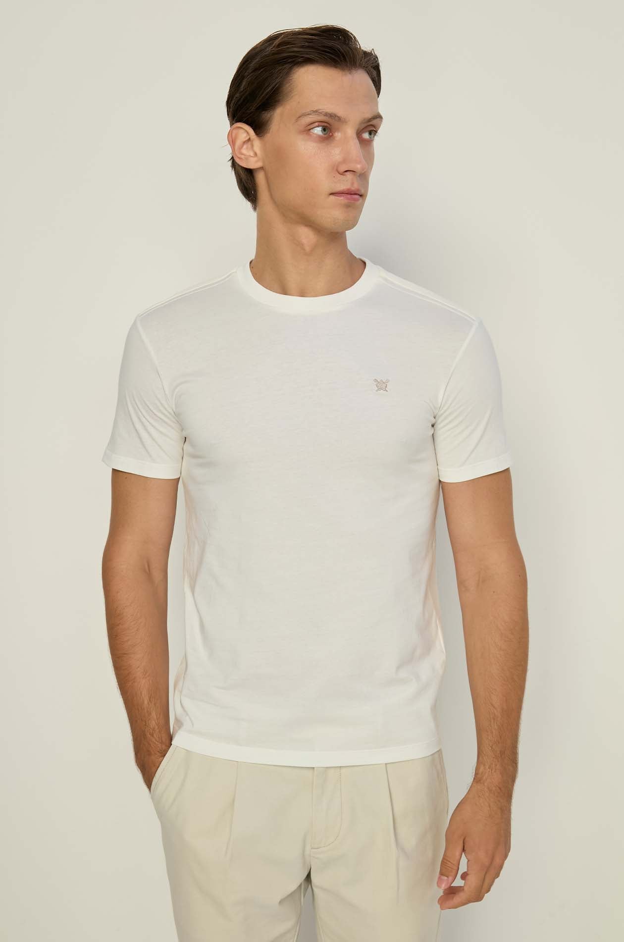 TEXTURED TAPE JERSEY TEE