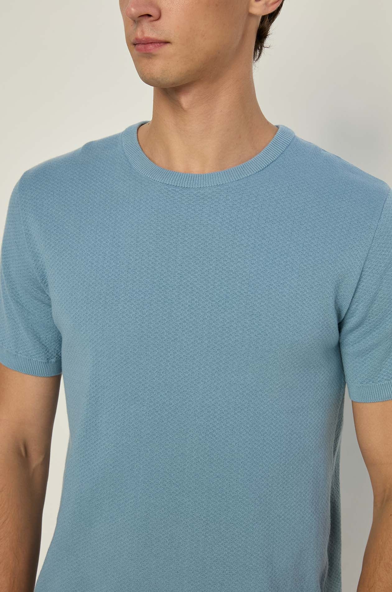 HONEYCOMB KNITTED TEE