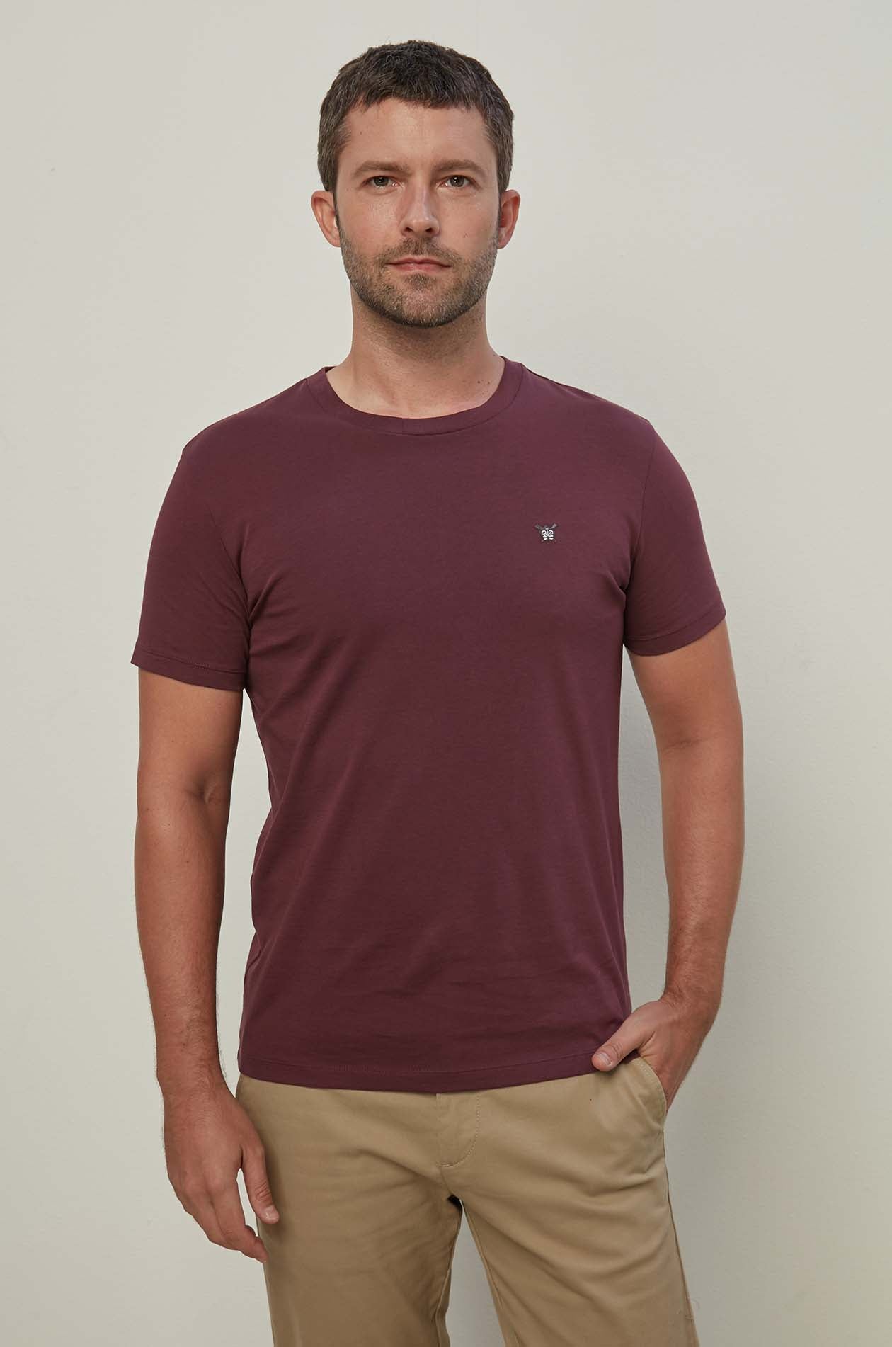 ROUND NECK LOGO TEE