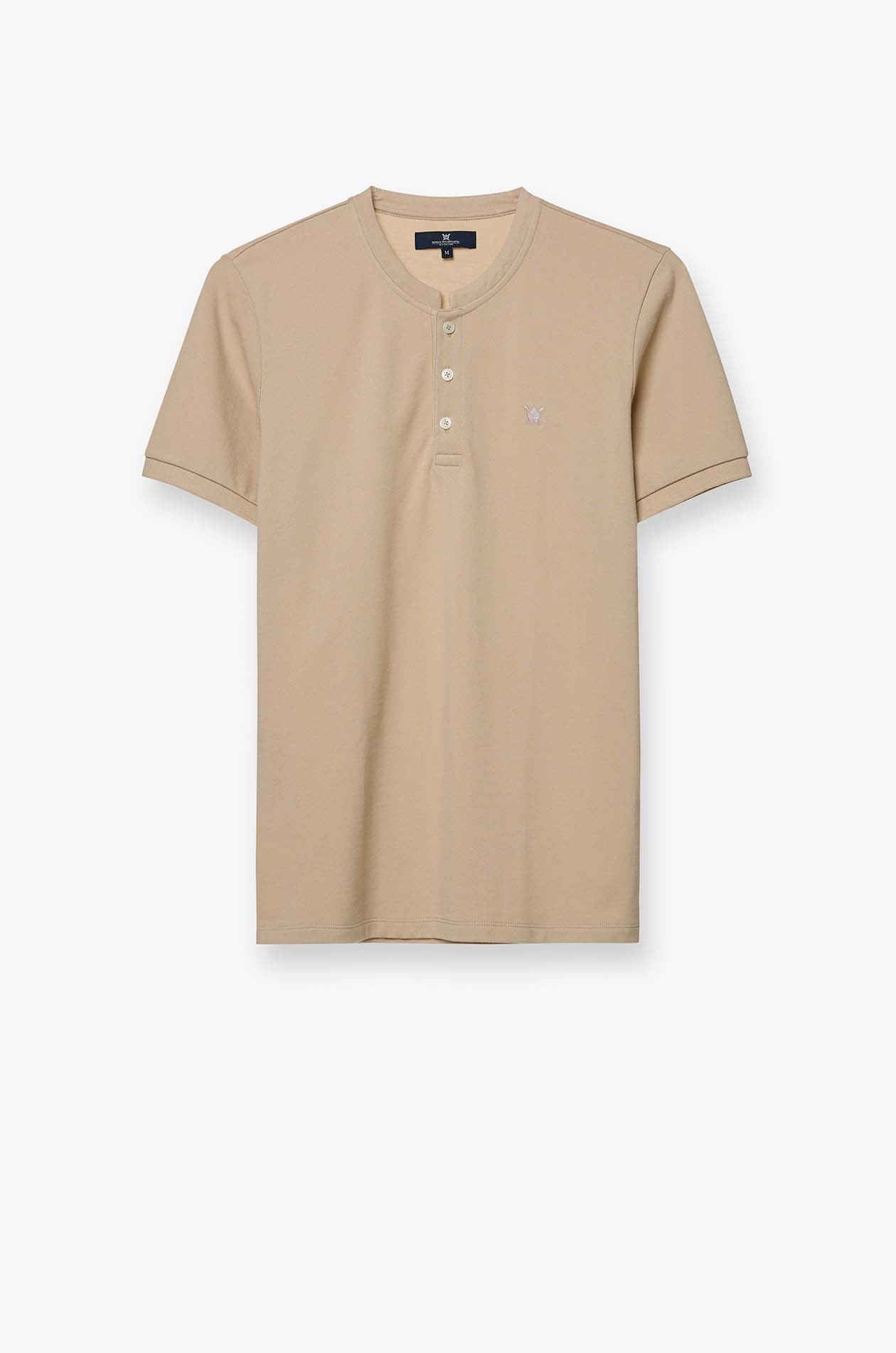 HENLEY PIQUE TEE