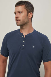 HENLEY PIQUE TEE