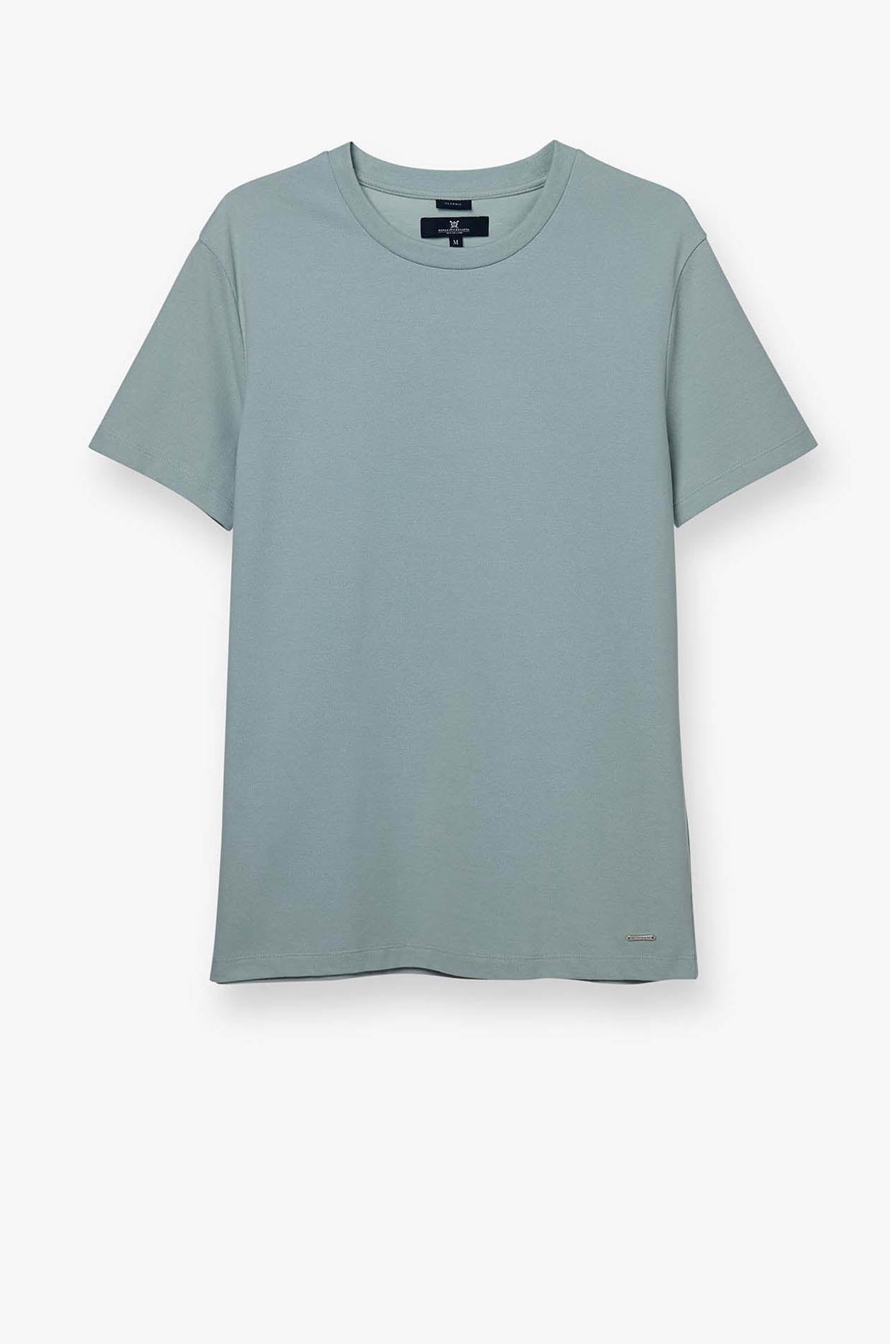 ROUND NECK PIQUE TEE