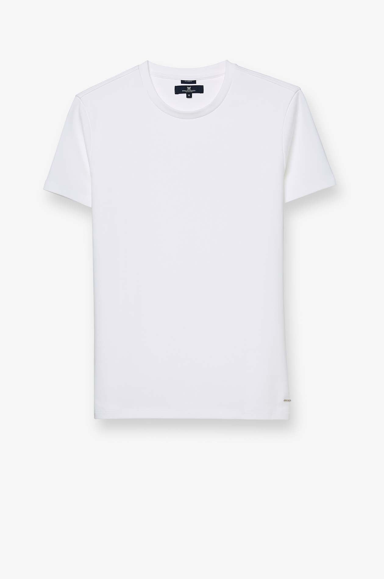 ROUND NECK PIQUE TEE