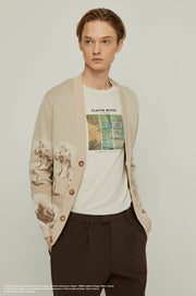 WATER LILIES AND JAPANESE BRIDGE  POND GRAPHIC TEE