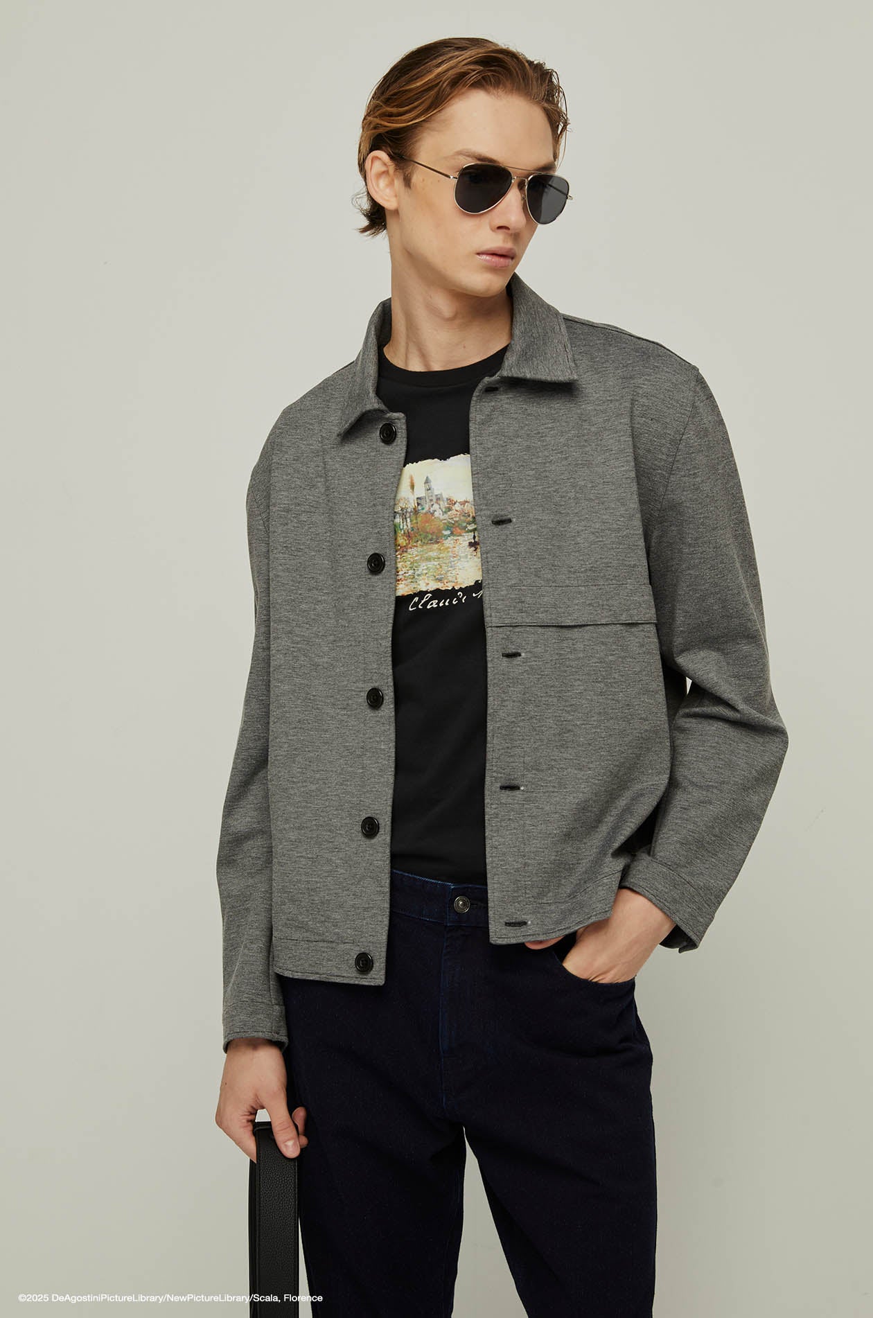 THE SEINE AT VETHEUIL MONET GRAPHIC TEE