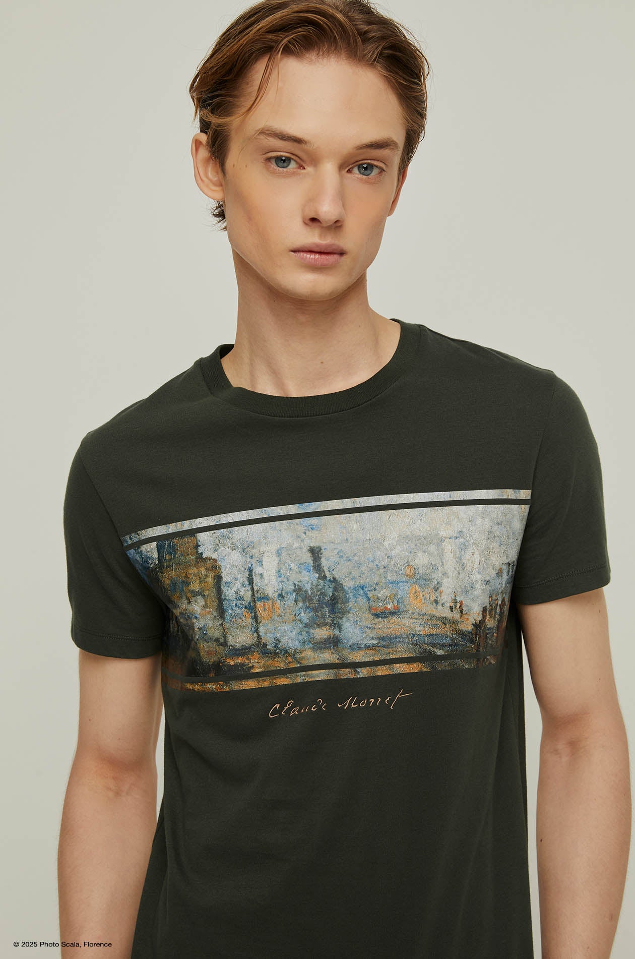GARE SAINT LAZARE MONET GRAPHIC TEE