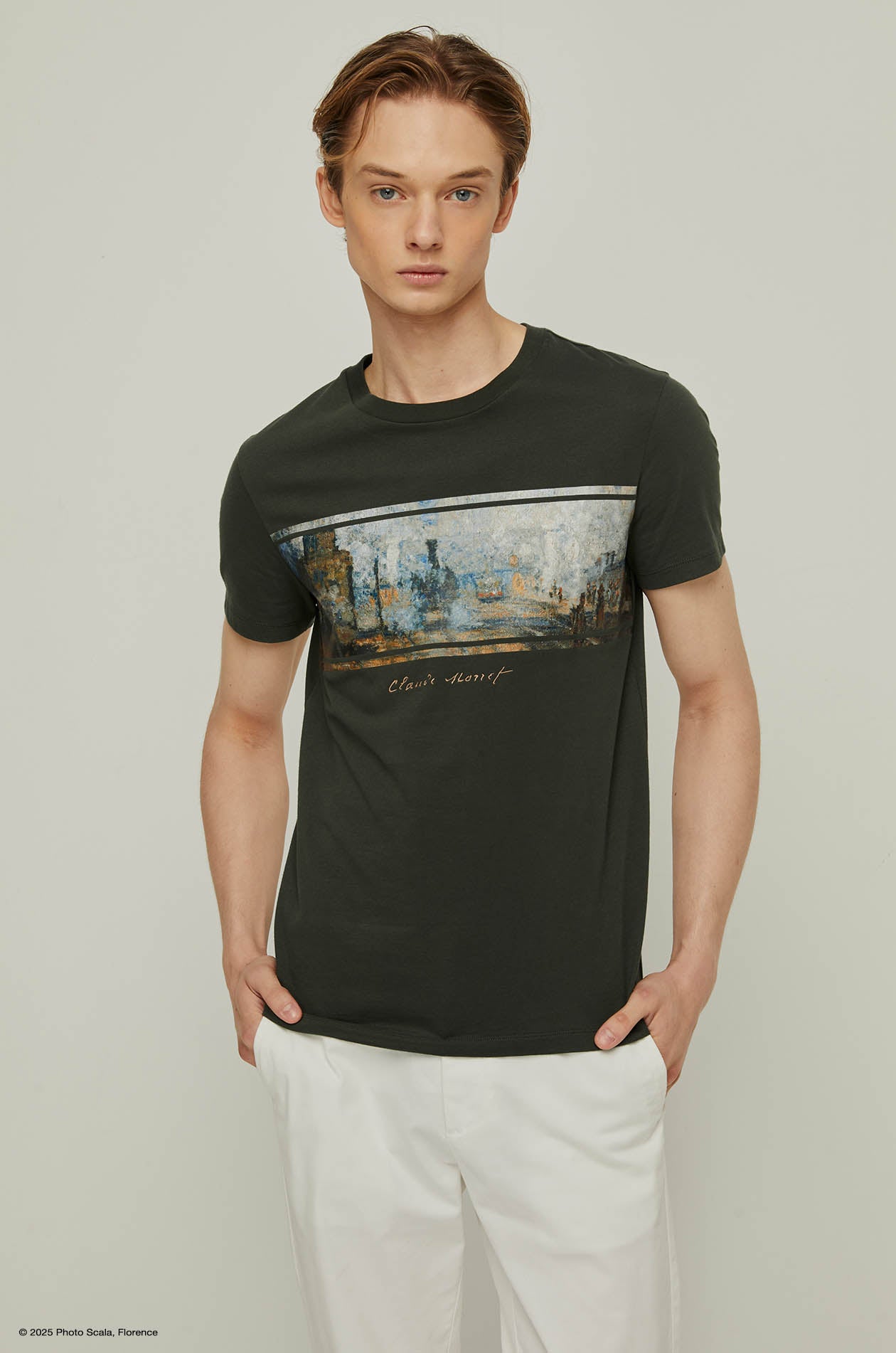 GARE SAINT LAZARE MONET GRAPHIC TEE