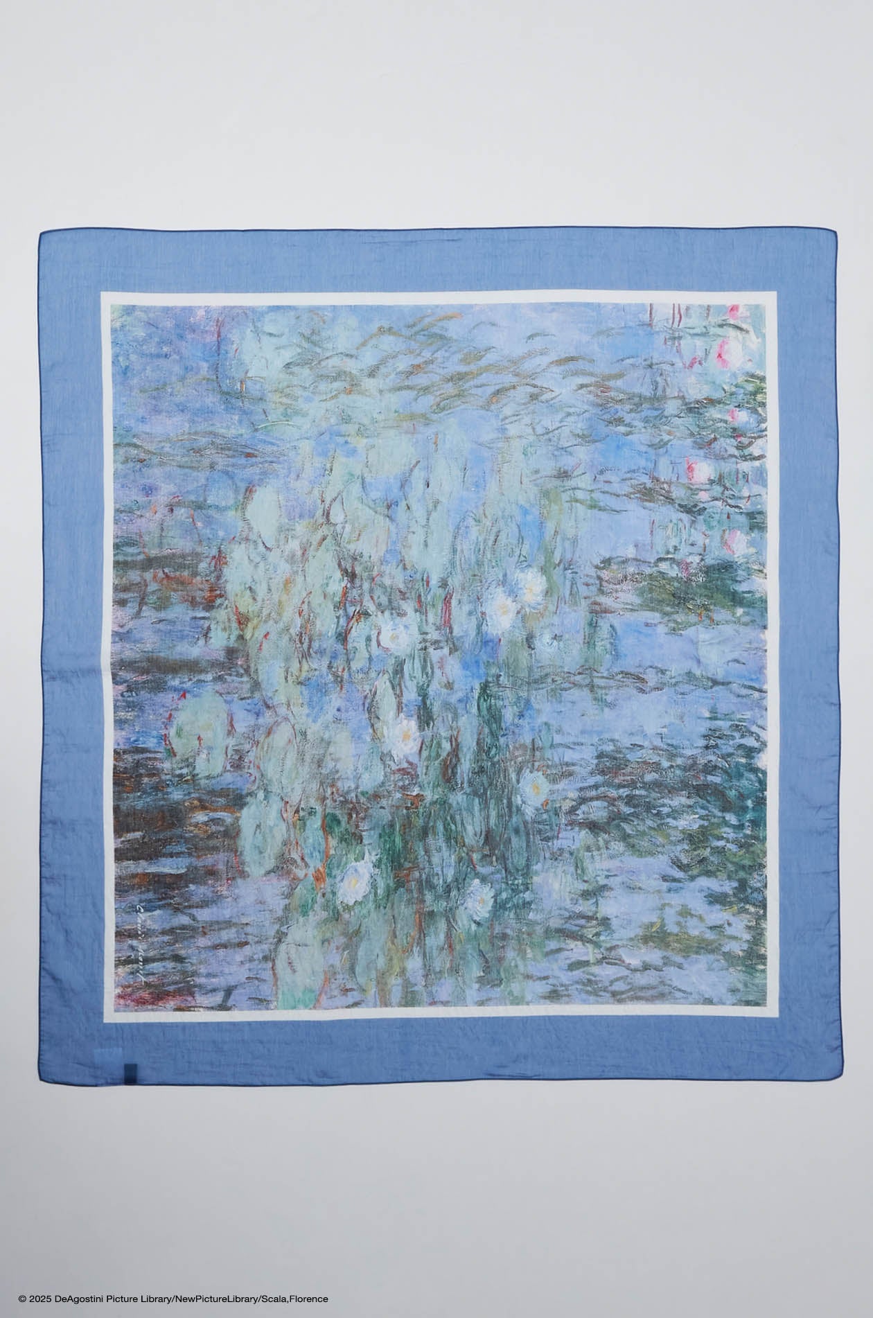 REFLECTS VERTE MONET SQUARE SCARF