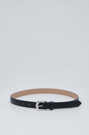 BLACK LEATHER BELT