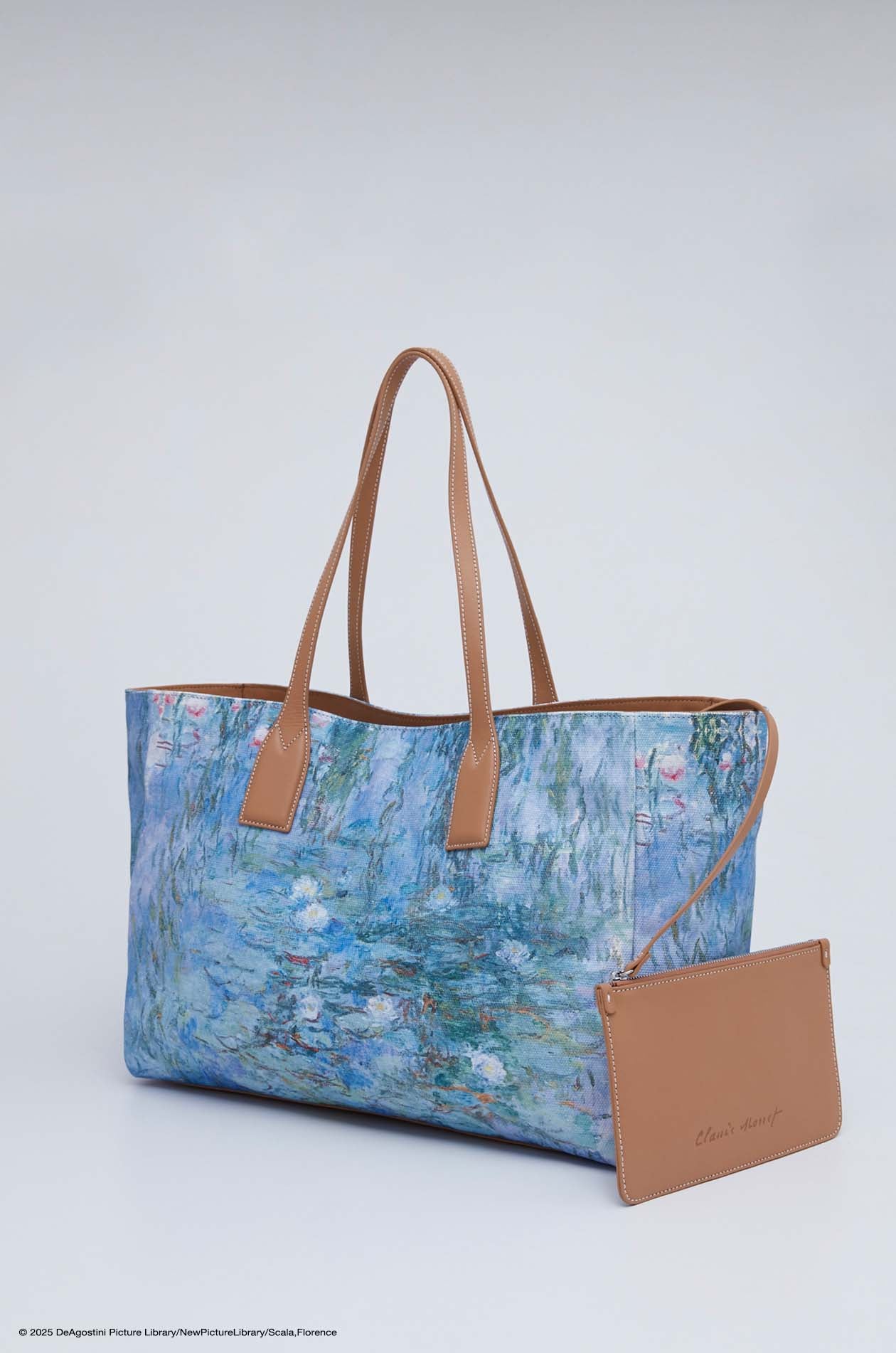 REFLECTS VERTE MONET CANVAS TOTE BAG