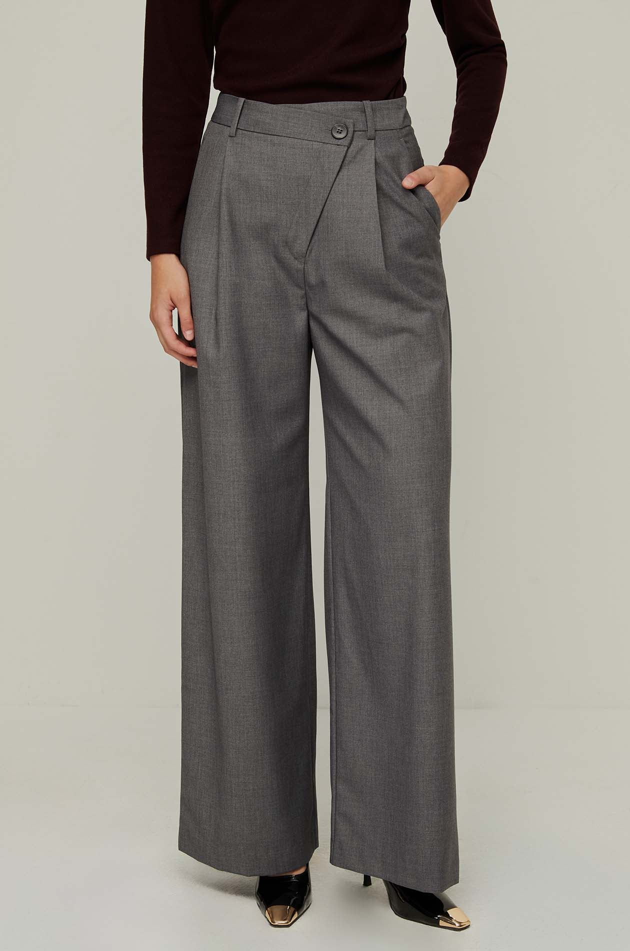 TAILORED HIGH-WAISTED PANTS