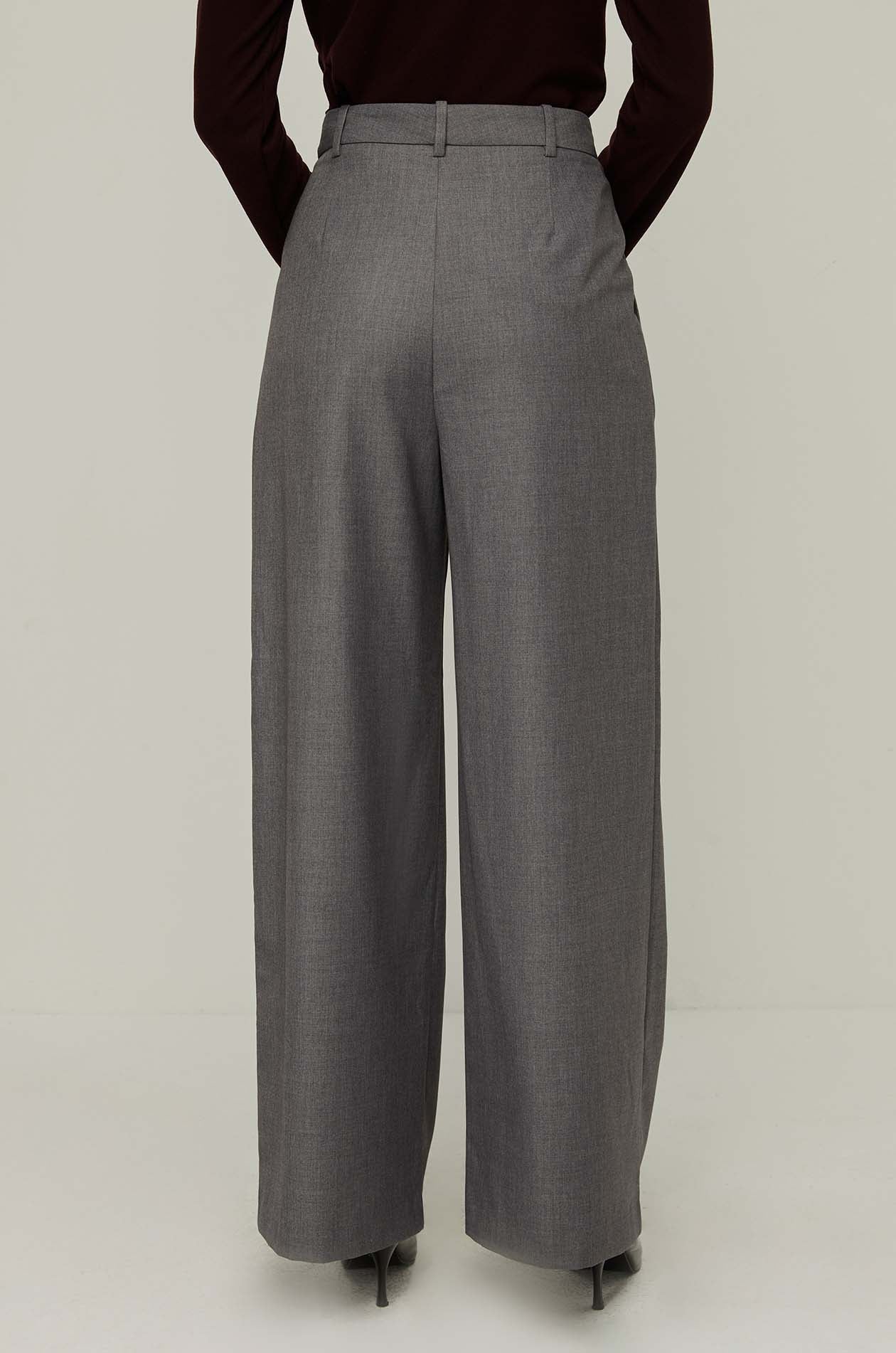 TAILORED HIGH-WAISTED PANTS