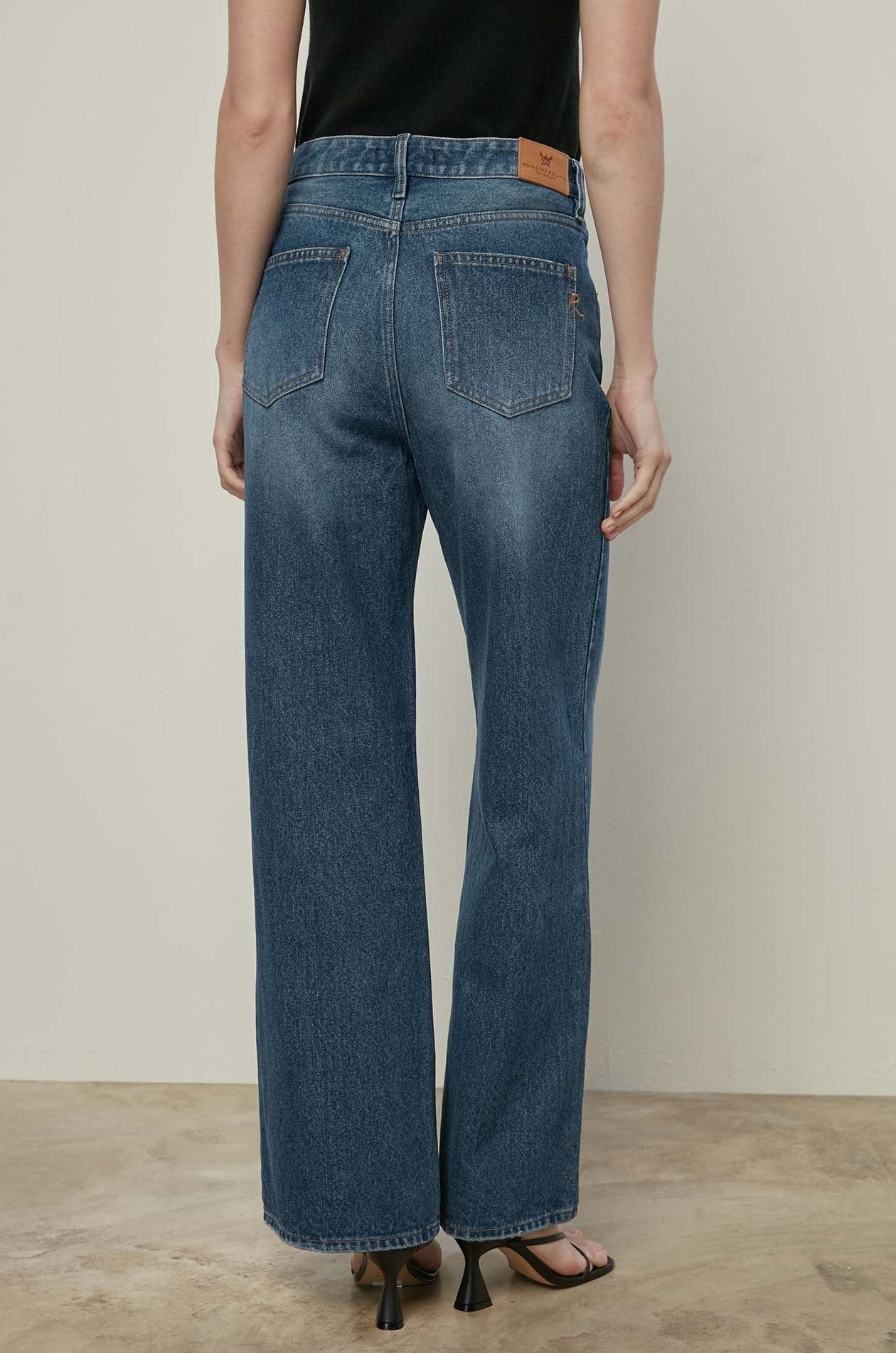 HIGH-RISE BAGGY JEANS