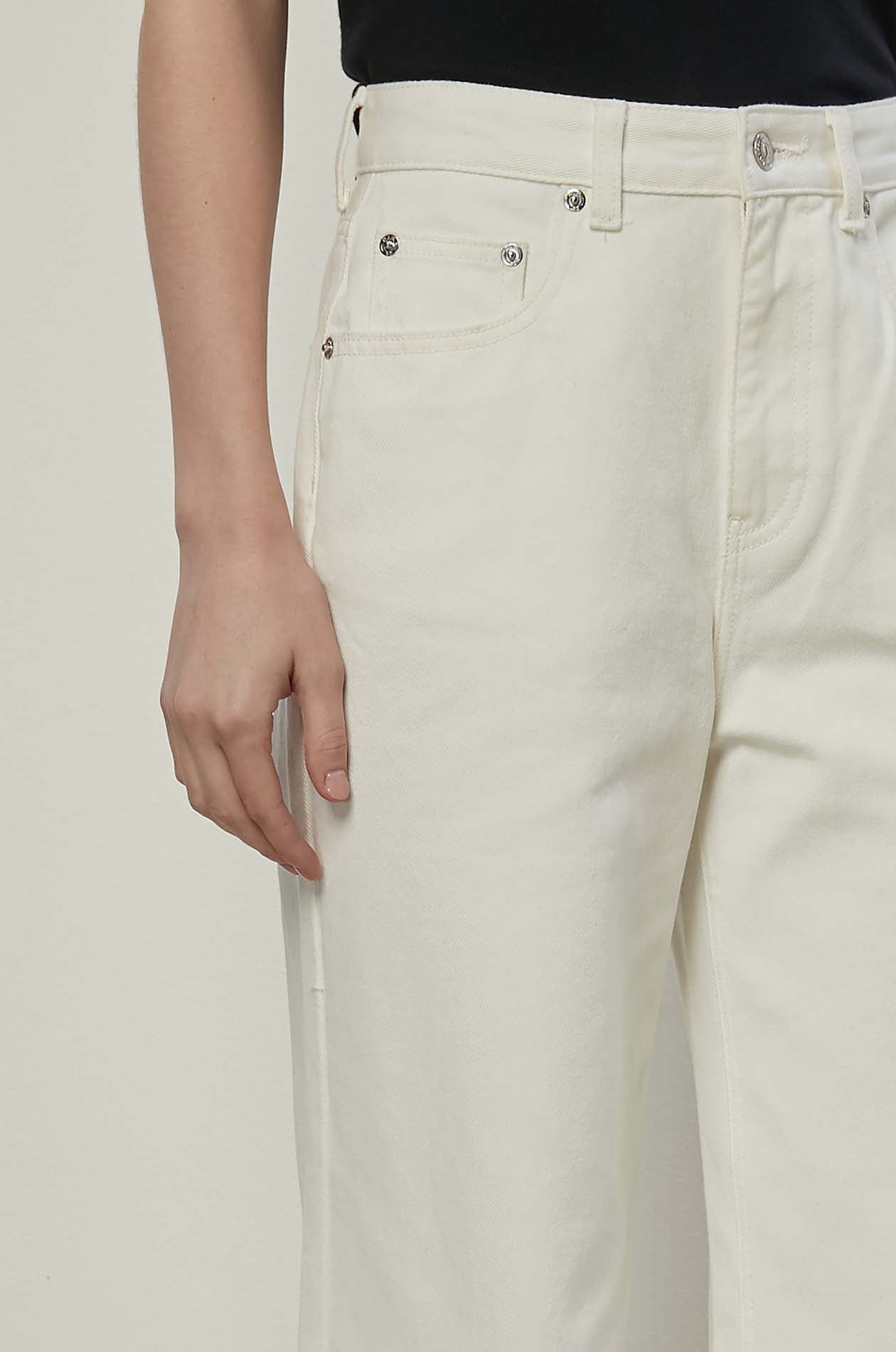 HIGH-RISE WIDE LEG JEANS