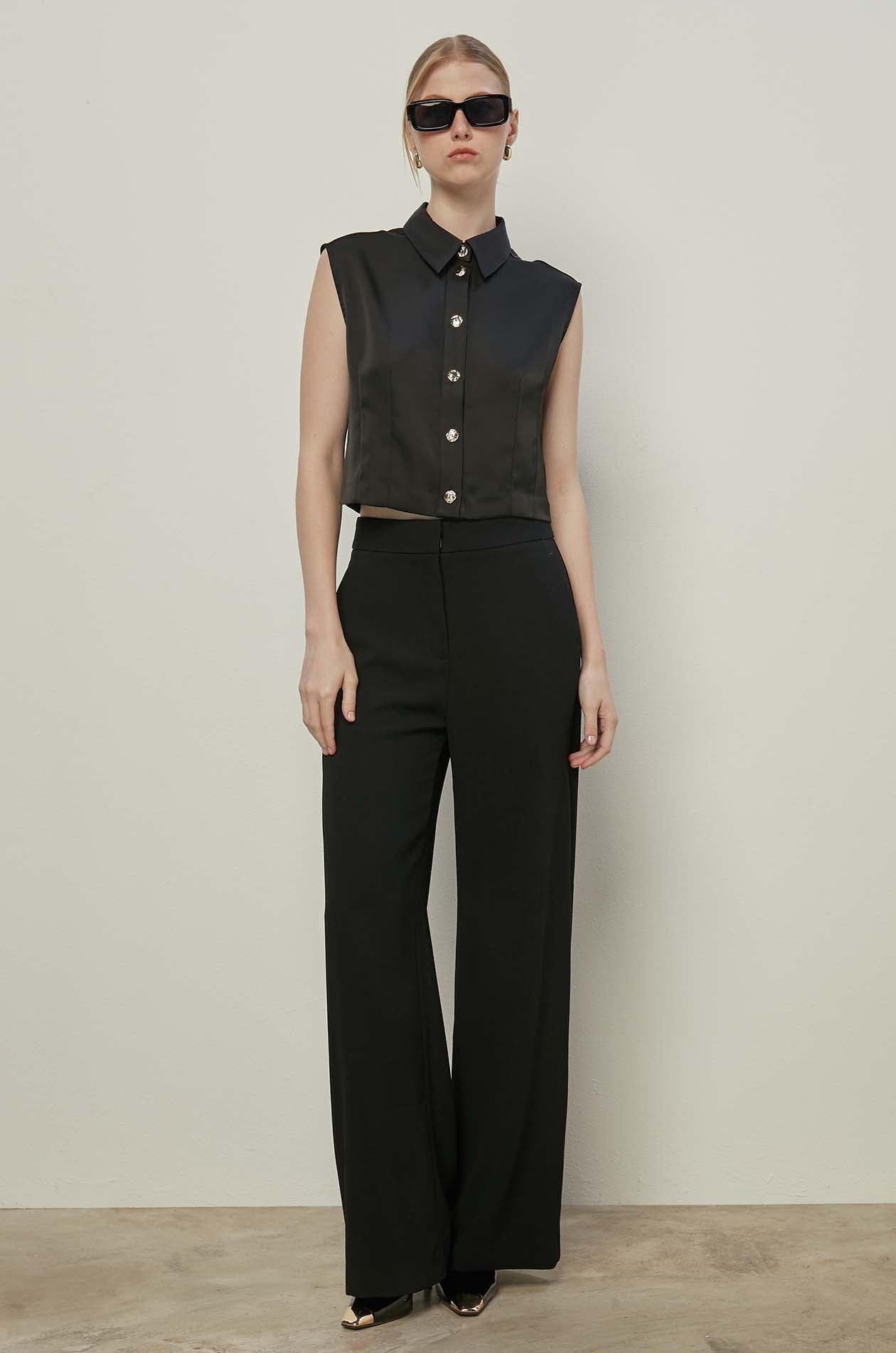 CAP SLEEVE BLOUSE