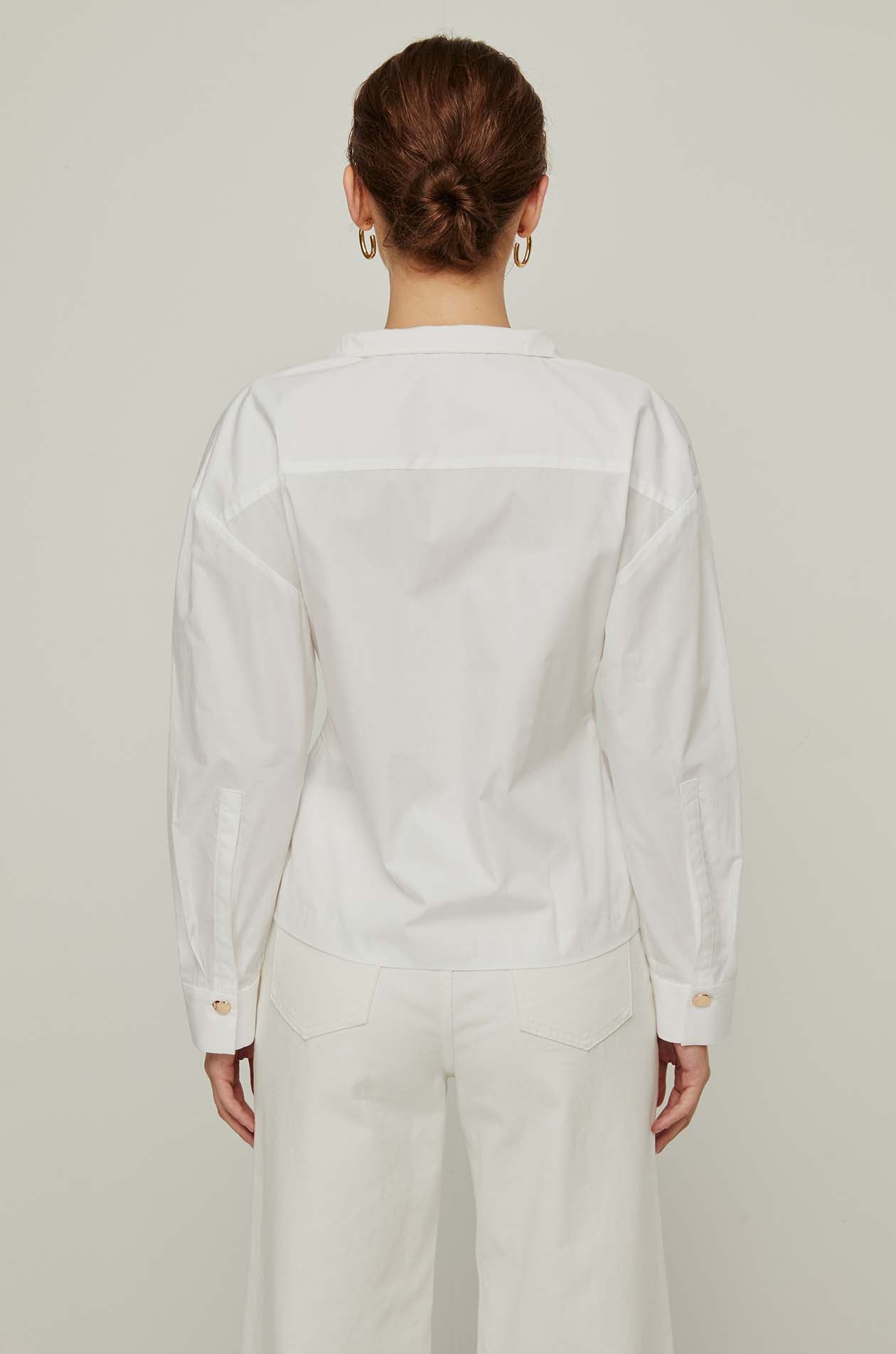 WRAP FRONT BLOUSE