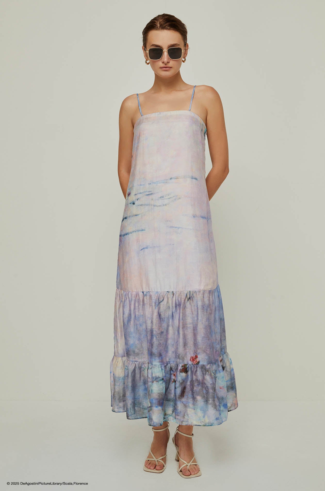 WATER LILIES MONET MAXI DRESS