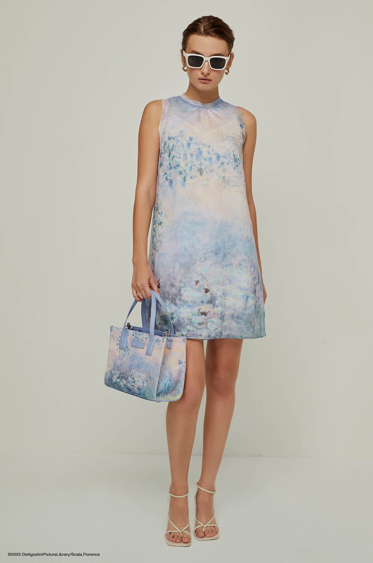 WATER LILIES MONET SHIFT DRESS
