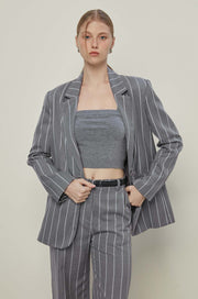 STRIPED BLAZER
