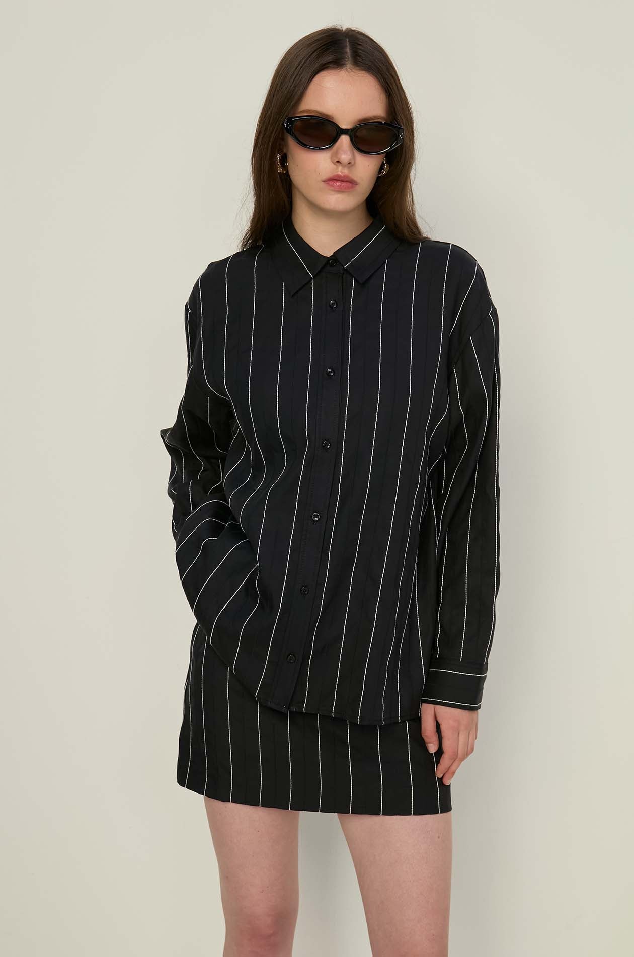 LONG SLEEVE STRIPED SHIRT