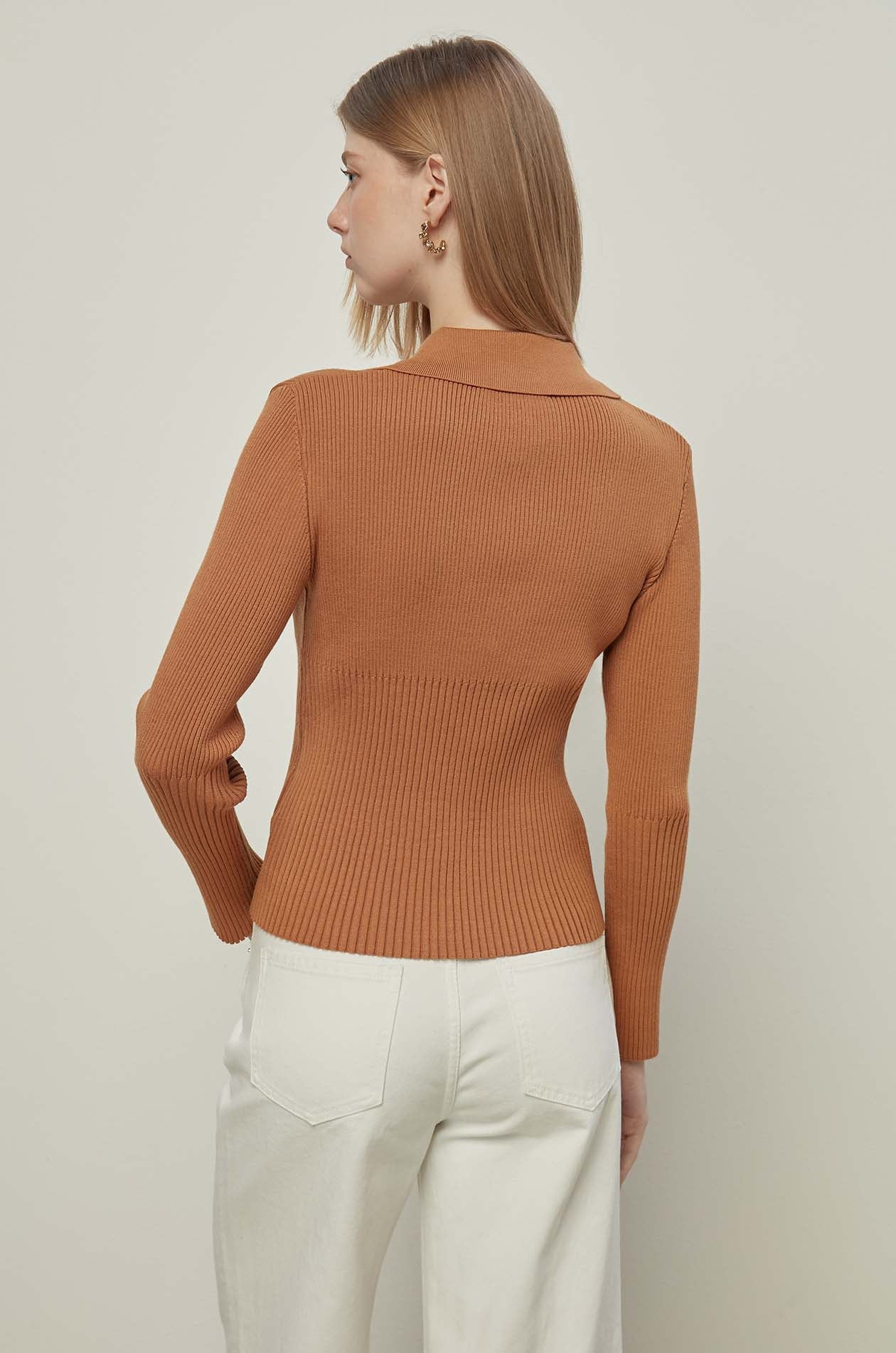 LONG SLEEVE BUTTON-UP CARDIGAN