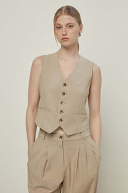 BUTTON-DOWN VEST