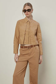 LONG SLEEVE LAYERED BLOUSE